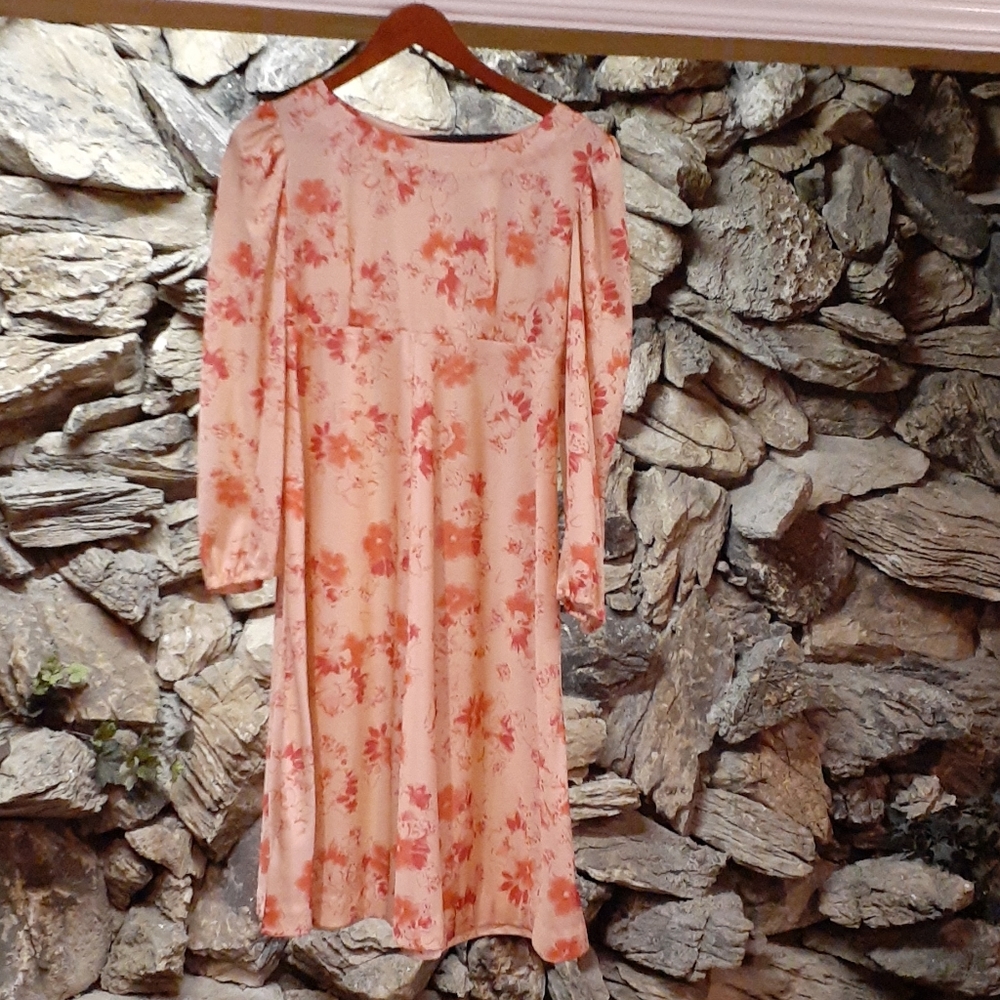 Handmade vintage comfortable fabric dress
